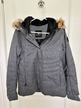 Obermeyer Tuscany II Jacket Women's Gray Ski Jacket Size 12